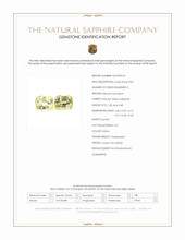 4.33 Ct.Tw.Total Carat Weight Yellow Sapphire Pair from Ceylon (Sri Lanka) Scan Report