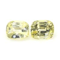 4.33&nbsp;Ct.Tw.Total Carat Weight Yellow Sapphire Pair from Ceylon (Sri Lanka) Video