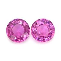 2.71&nbsp;Ct.Tw.Total Carat Weight Pink Sapphire Pair from Ceylon (Sri Lanka) Video