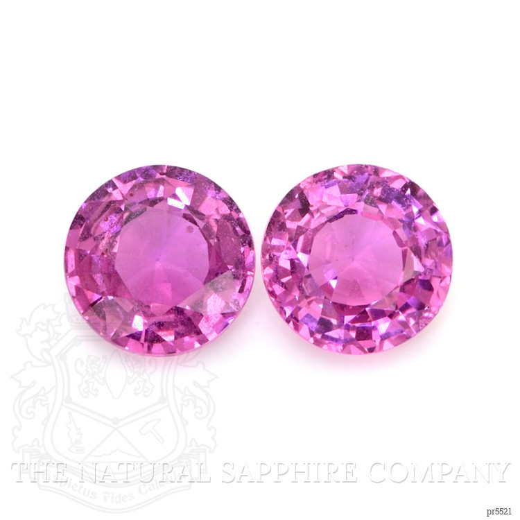 2.71 Ct.Tw. Pink Sapphire Pair from Ceylon (Sri Lanka)