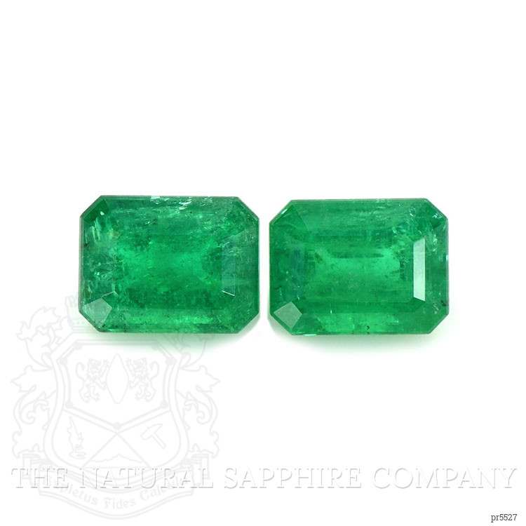 3.30 Ct.Tw. Emerald Pair from Zambia