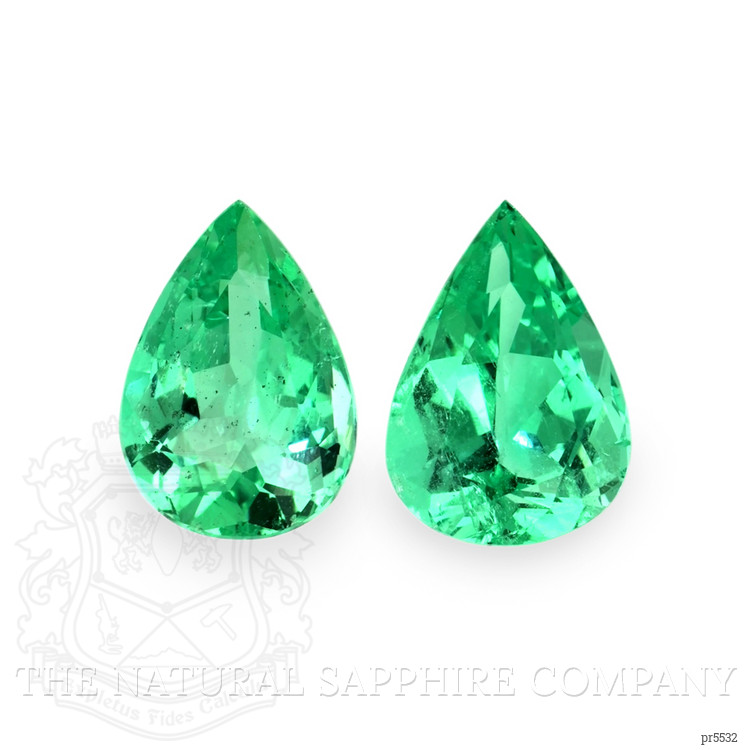 7.16 Ct.Tw. Emerald Pair from Colombia