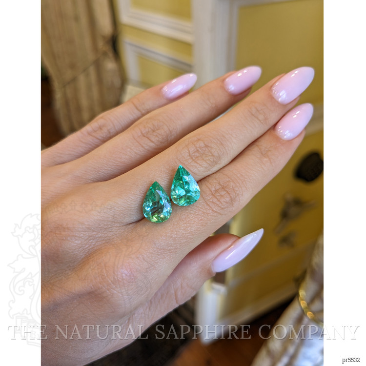 7.16 Ct.Tw. Emerald Pair from Colombia