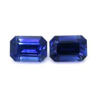 2.14&nbsp;Ct.Tw.Total Carat Weight Blue Sapphire Pair from Ceylon (Sri Lanka) Video