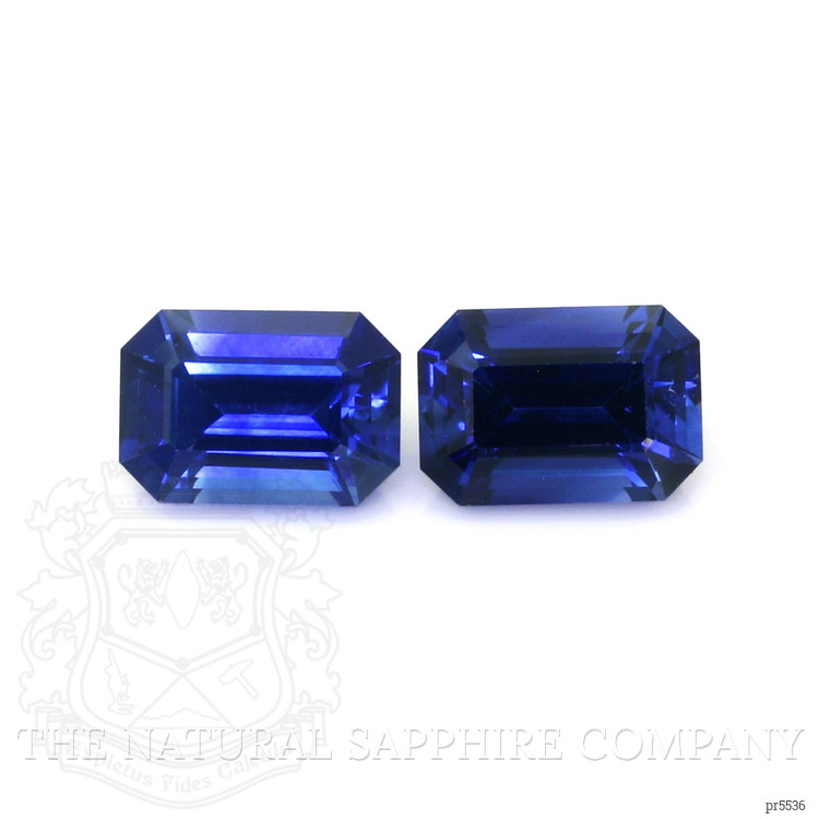 2.14 Ct.Tw. Blue Sapphire Pair from Ceylon (Sri Lanka)