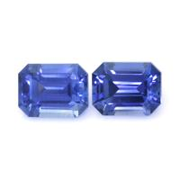 2.40&nbsp;Ct.Tw.Total Carat Weight Blue Sapphire Pair from Ceylon (Sri Lanka) Video