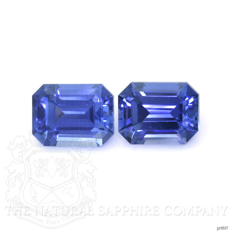 2.40 Ct.Tw. Blue Sapphire Pair from Ceylon (Sri Lanka)