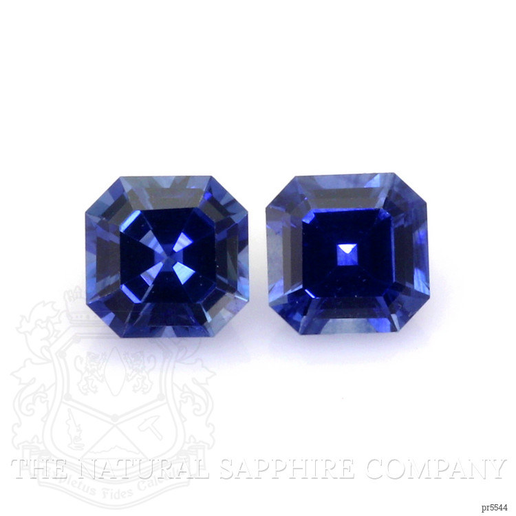 0.55 Ct.Tw. Blue Sapphire Pair from Ceylon (Sri Lanka)