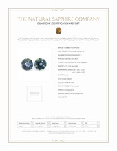 0.75 Ct.Tw.Total Carat Weight Sapphire Pair from Madagascar Scan Report