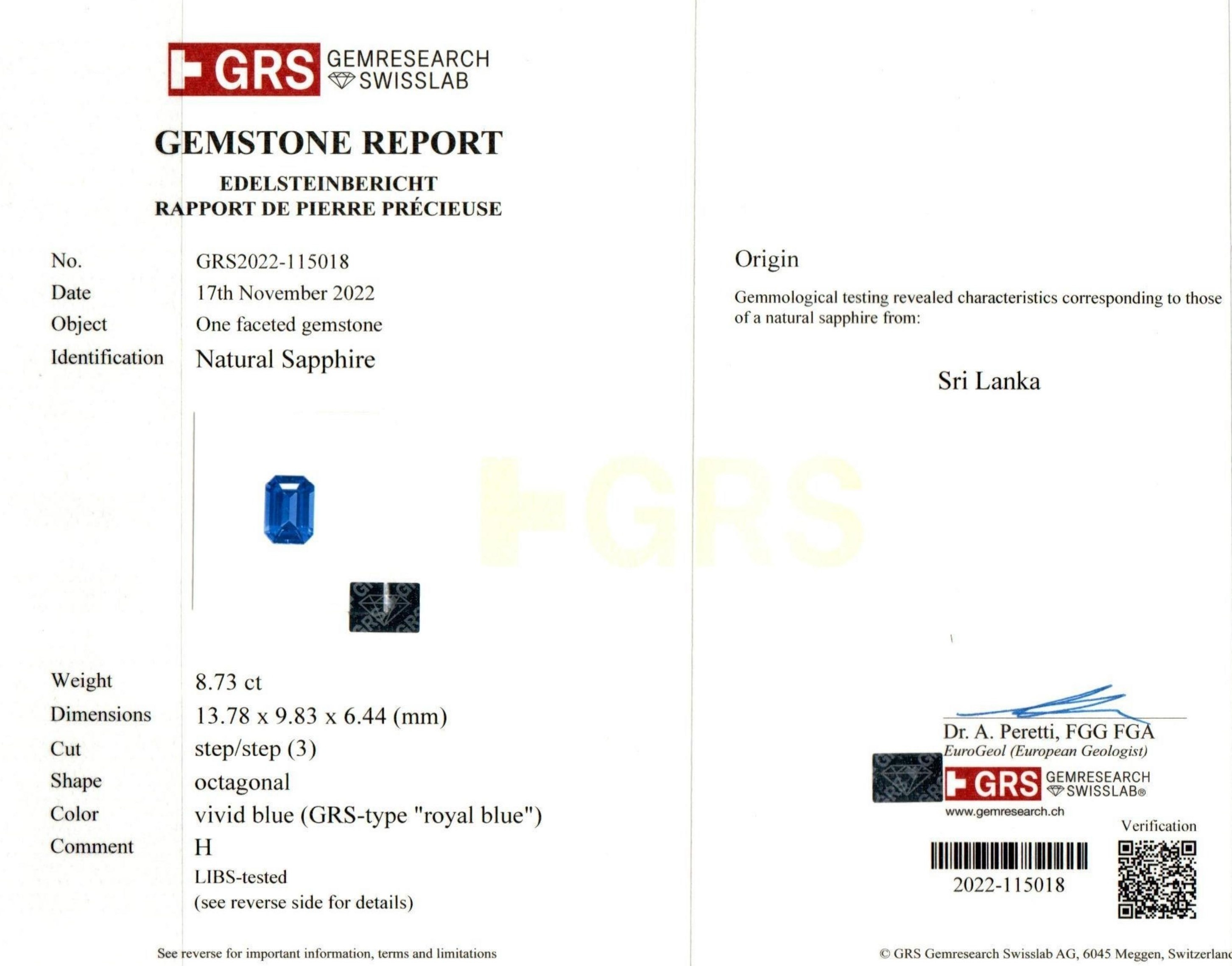 18.35 Ct.Tw. Blue Sapphire Pair from Ceylon (Sri Lanka)