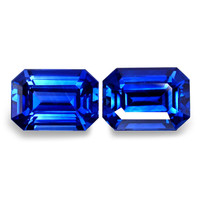 18.35&nbsp;Ct.Tw.Total Carat Weight Blue Sapphire Pair from Ceylon (Sri Lanka) Video