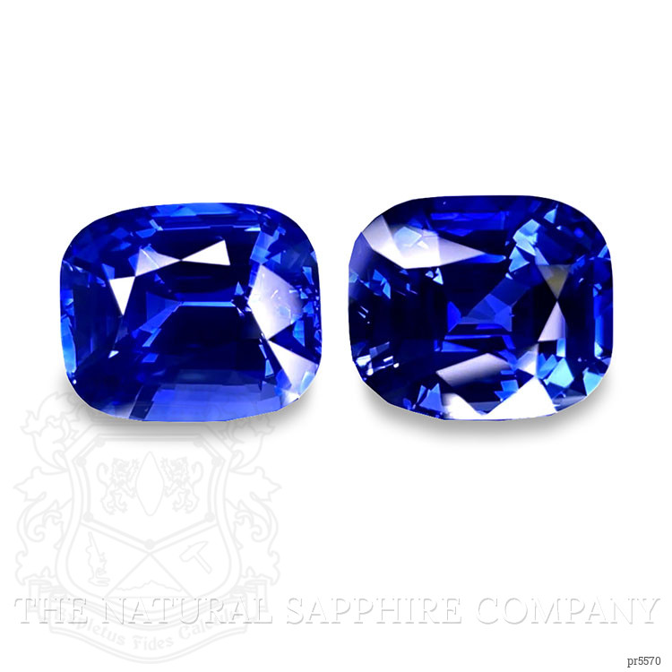 89.15 Ct.Tw. Blue Sapphire Pair from Ceylon (Sri Lanka)