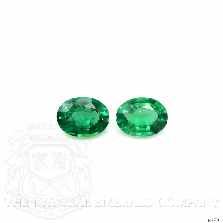 5.45 Ct.Tw. Emerald Pair from Zambia