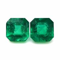 10.78&nbsp;Ct.Tw.Total Carat Weight Emerald Pair from Zambia Video
