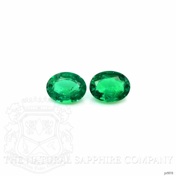 5.88 Ct.Tw. Emerald Pair from Zambia
