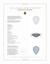 1.21&nbsp;Ct.Tw.Total Carat Weight Ruby Pair from Mozambique 3 D Scan Report