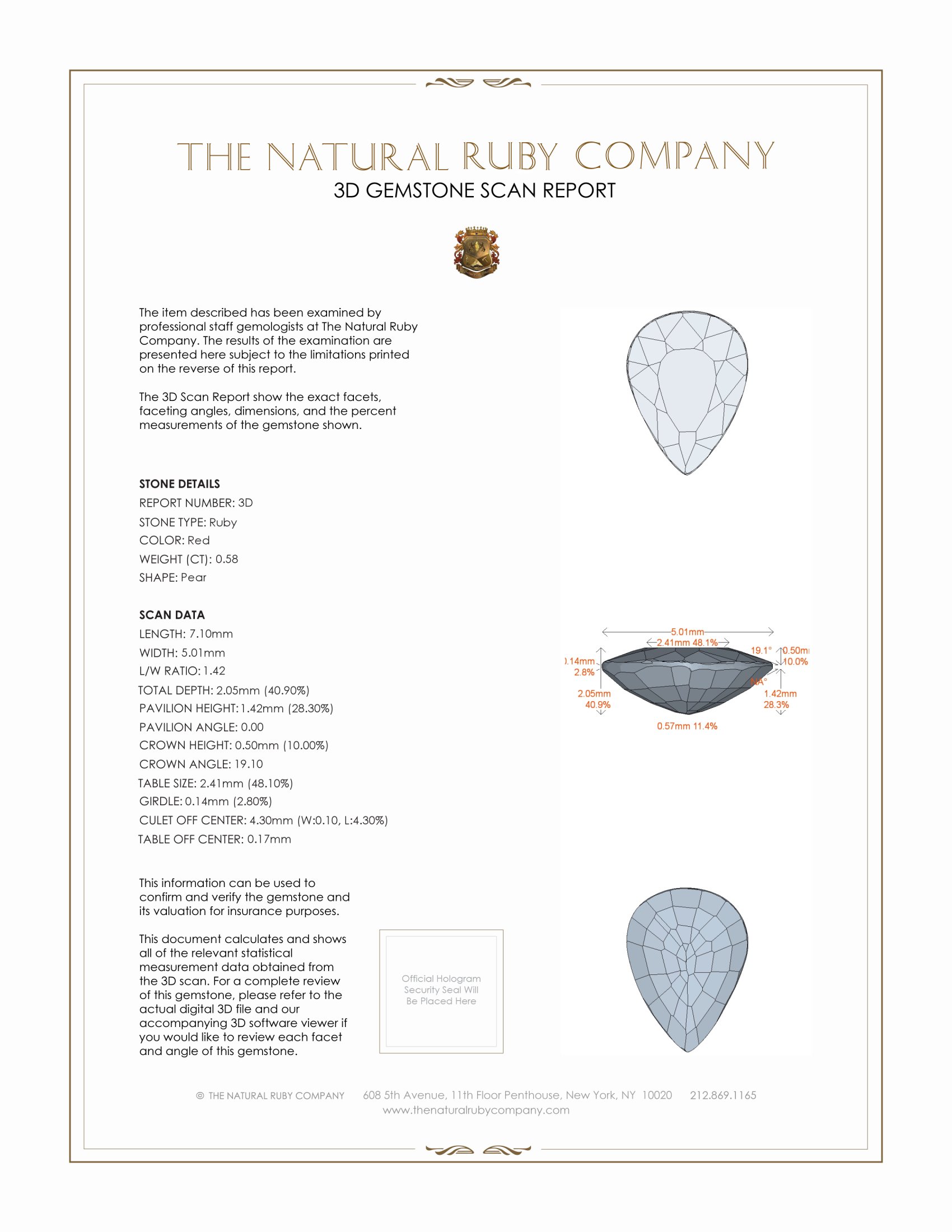 1.21 Ct.Tw. Ruby Pair from Mozambique