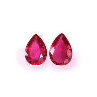 1.30 Ct.Tw.Total Carat Weight Ruby Pair from Mozambique Video