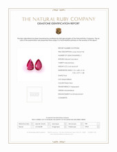 1.32 Ct.Tw.Total Carat Weight Ruby Pair from Mozambique Scan Report
