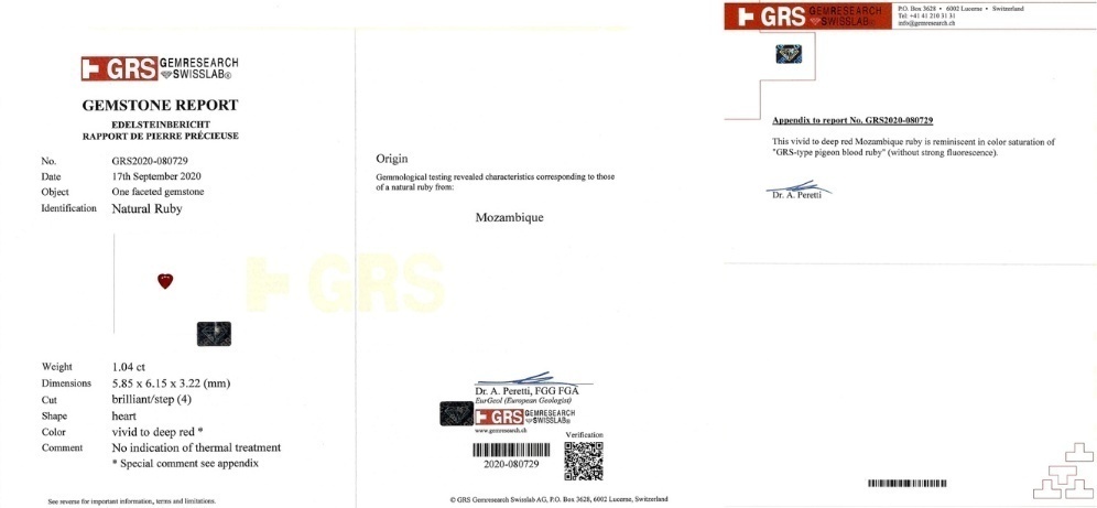 2.04 Ct.Tw. Ruby Pair from Mozambique