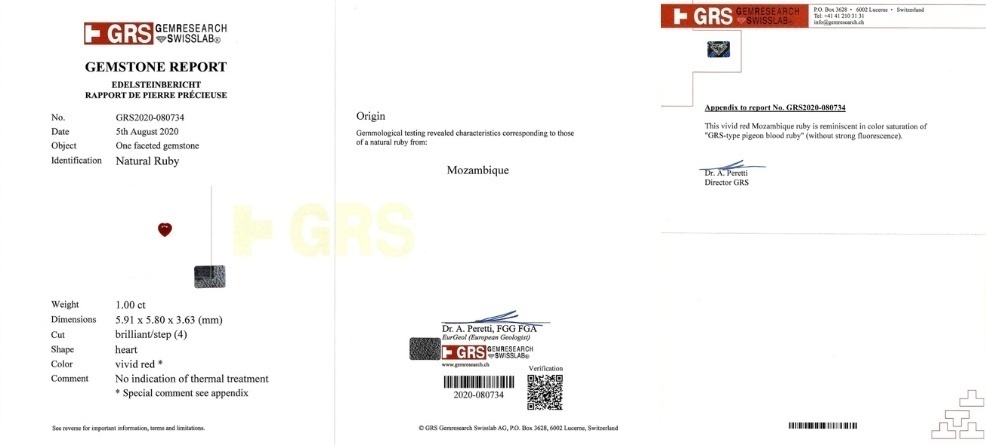 2.04 Ct.Tw. Ruby Pair from Mozambique