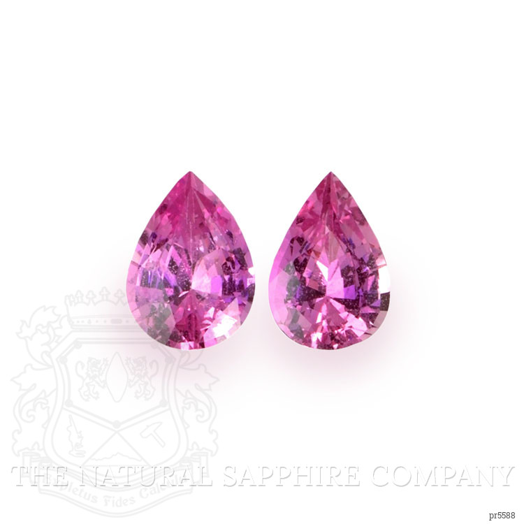 1.49 Ct.Tw. Pink Sapphire Pair from Ceylon (Sri Lanka)
