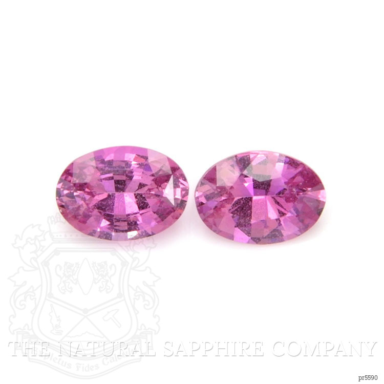 1.31 Ct.Tw. Pink Sapphire Pair from Ceylon (Sri Lanka)