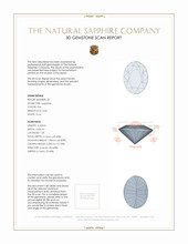 1.31 Ct.Tw.Total Carat Weight Pink Sapphire Pair from Ceylon (Sri Lanka) 3 D Scan Report