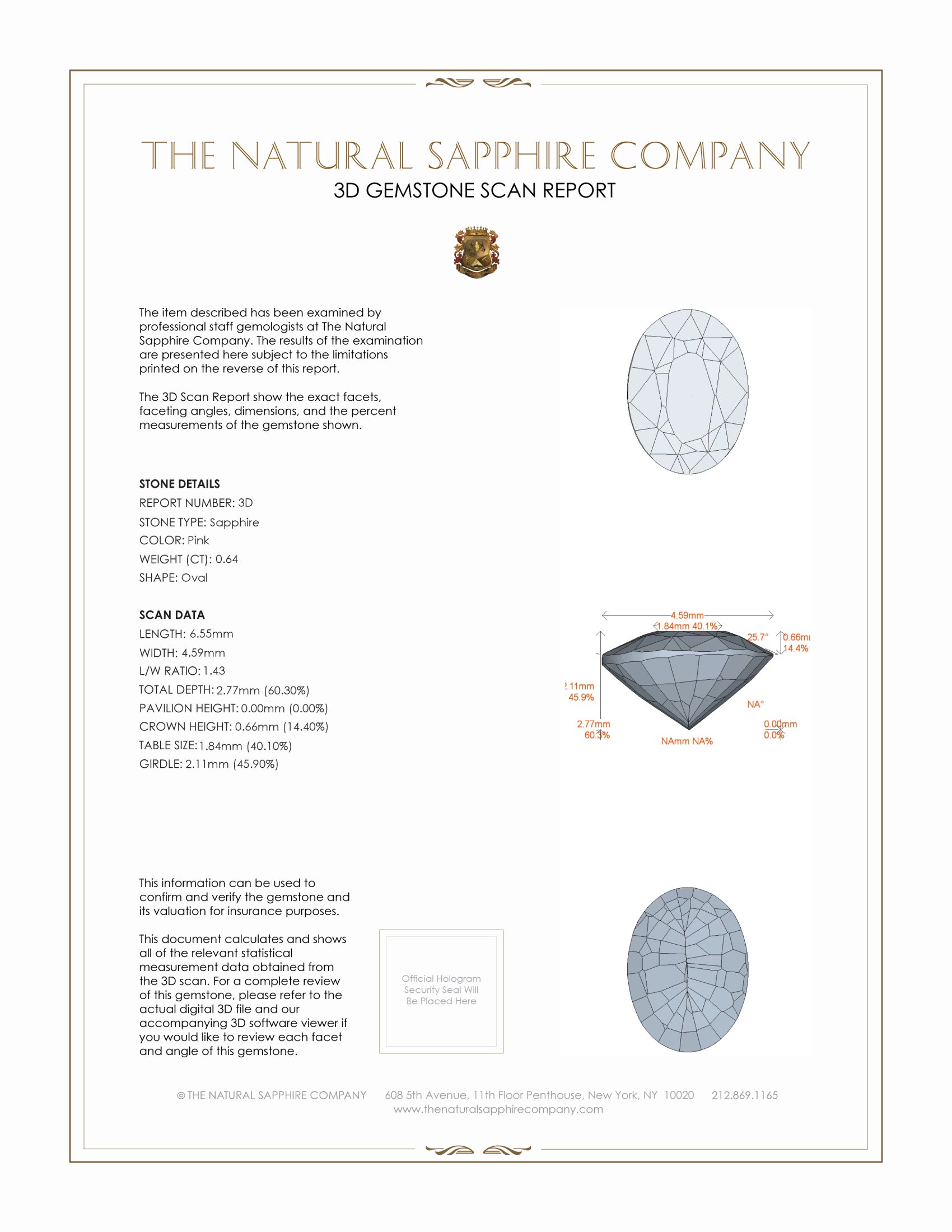 1.27 Ct.Tw. Pink Sapphire Pair from Ceylon (Sri Lanka)
