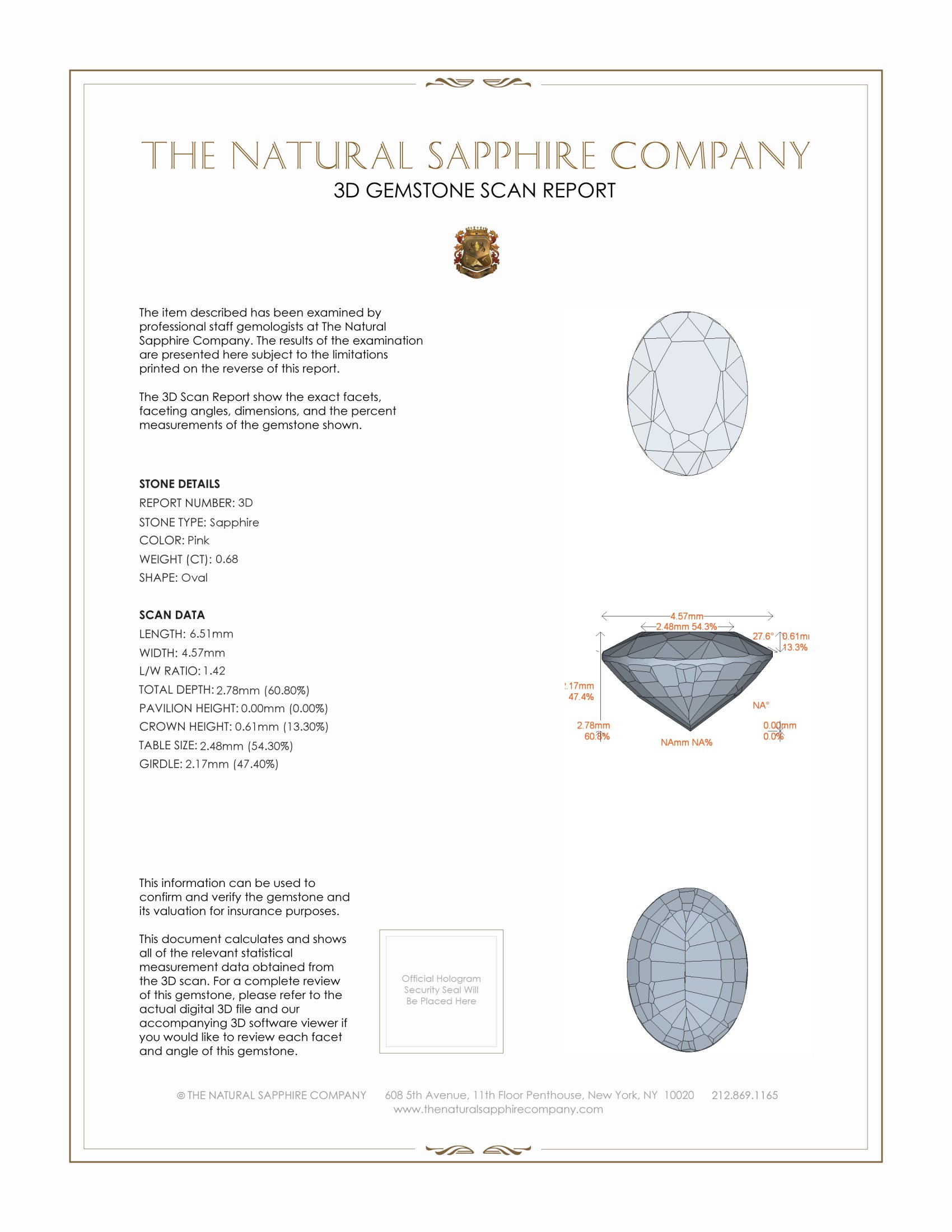 1.23 Ct.Tw. Pink Sapphire Pair from Ceylon (Sri Lanka)