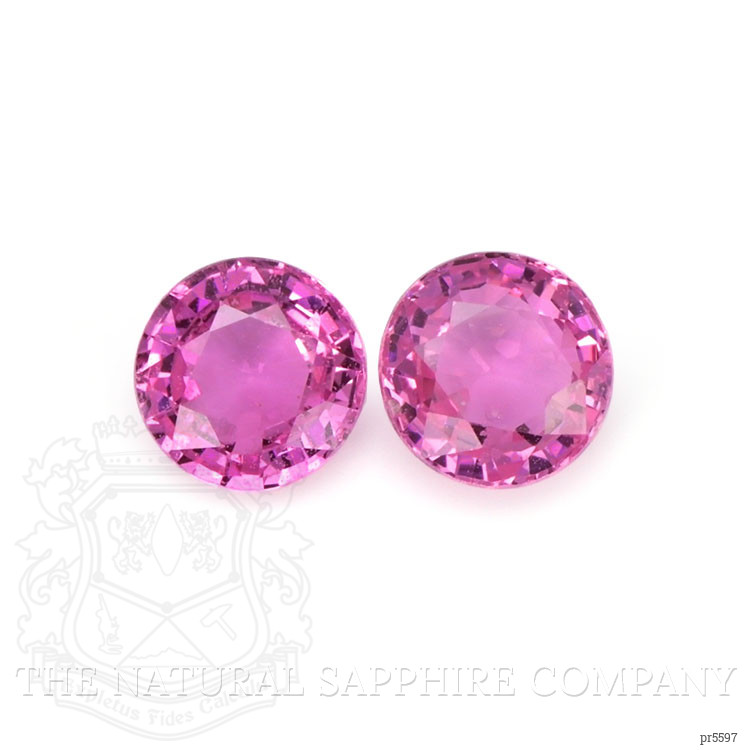2.17 Ct.Tw. Pink Sapphire Pair from Ceylon (Sri Lanka)
