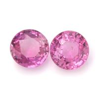 2.59&nbsp;Ct.Tw.Total Carat Weight Pink Sapphire Pair from Ceylon (Sri Lanka) Video