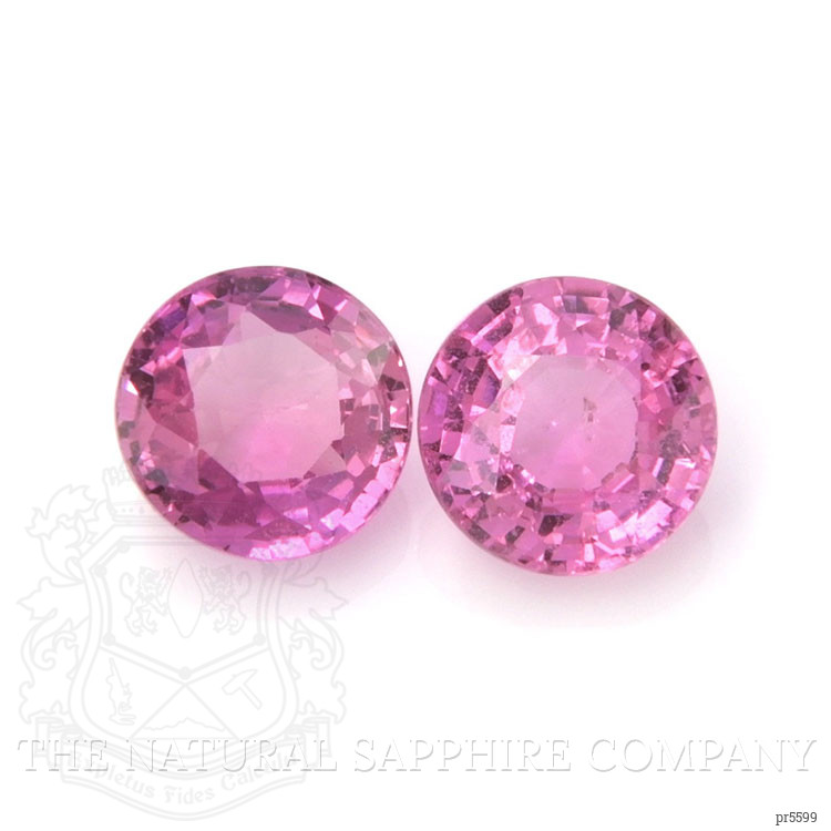 2.59 Ct.Tw. Pink Sapphire Pair from Ceylon (Sri Lanka)