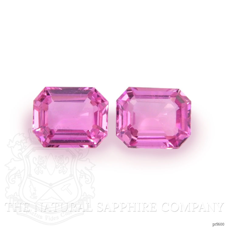 1.60 Ct.Tw. Pink Sapphire Pair from Ceylon (Sri Lanka)