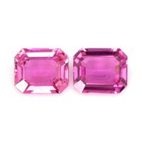1.82&nbsp;Ct.Tw.Total Carat Weight Pink Sapphire Pair from Ceylon (Sri Lanka) Video