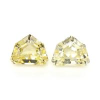 4.40&nbsp;Ct.Tw.Total Carat Weight Yellow Sapphire Pair from Ceylon (Sri Lanka) Video