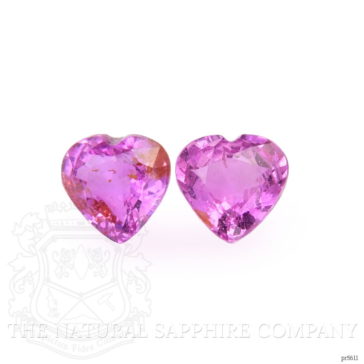 1.59 Ct.Tw. Pink Sapphire Pair from Ceylon (Sri Lanka)