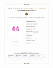 1.37 Ct.Tw.Total Carat Weight Sapphire Pair from Ceylon (Sri Lanka) Scan Report