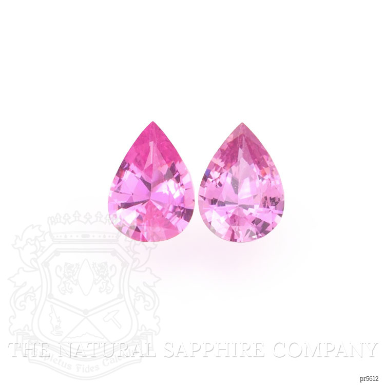 1.37 Ct.Tw. Pink Sapphire Pair from Ceylon (Sri Lanka)