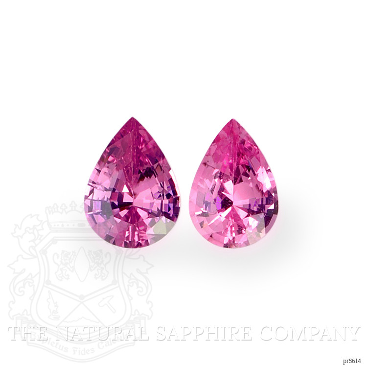1.35 Ct.Tw. Pink Sapphire Pair from Ceylon (Sri Lanka)