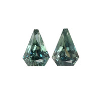 2.58 Ct.Tw.Total Carat Weight Sapphire Pair from Madagascar Video