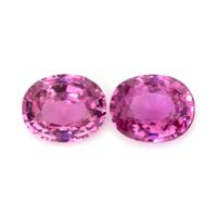 6.85&nbsp;Ct.Tw.Total Carat Weight Pink Sapphire Pair from Ceylon (Sri Lanka) Video