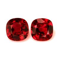 2.44 Ct.Tw.Total Carat Weight Ruby Pair from Mozambique Video