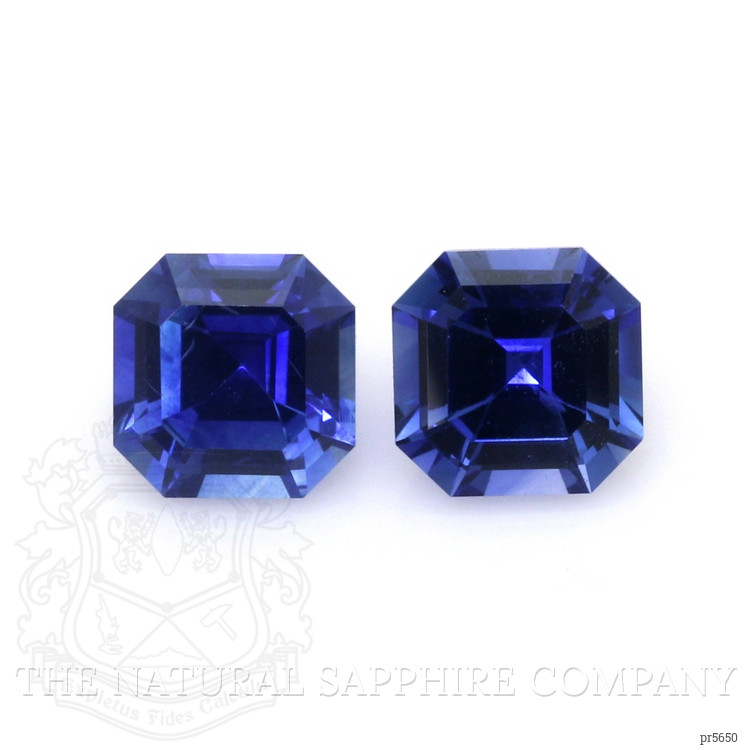 1.33 Ct.Tw. Blue Sapphire Pair from Ceylon (Sri Lanka)