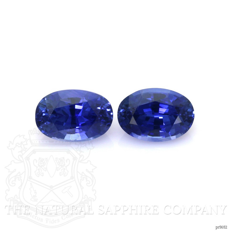 1.65 Ct.Tw. Blue Sapphire Pair from Ceylon (Sri Lanka)