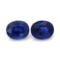 4.51&nbsp;Ct.Tw.Total Carat Weight Blue Sapphire Pair from Ceylon (Sri Lanka) Video