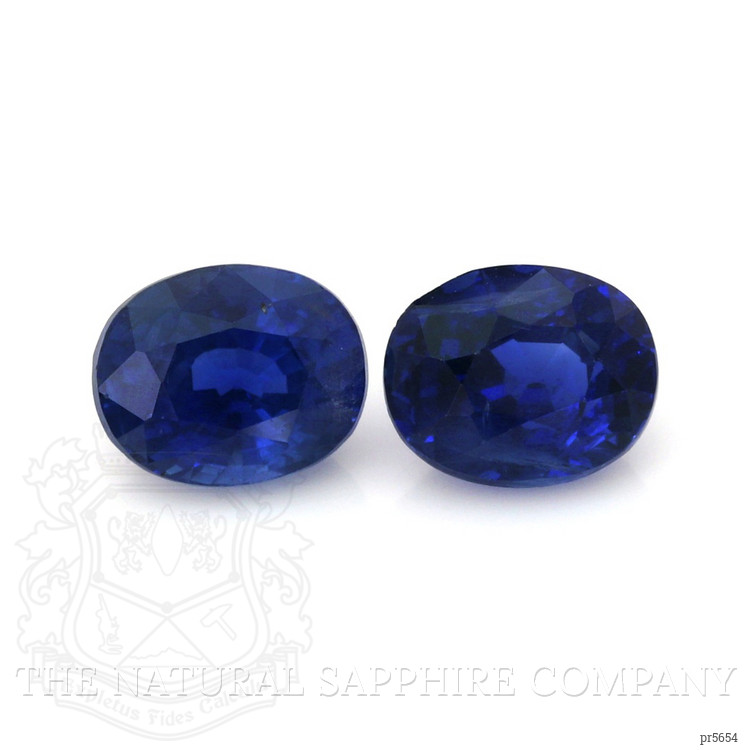 4.51 Ct.Tw. Blue Sapphire Pair from Ceylon (Sri Lanka)