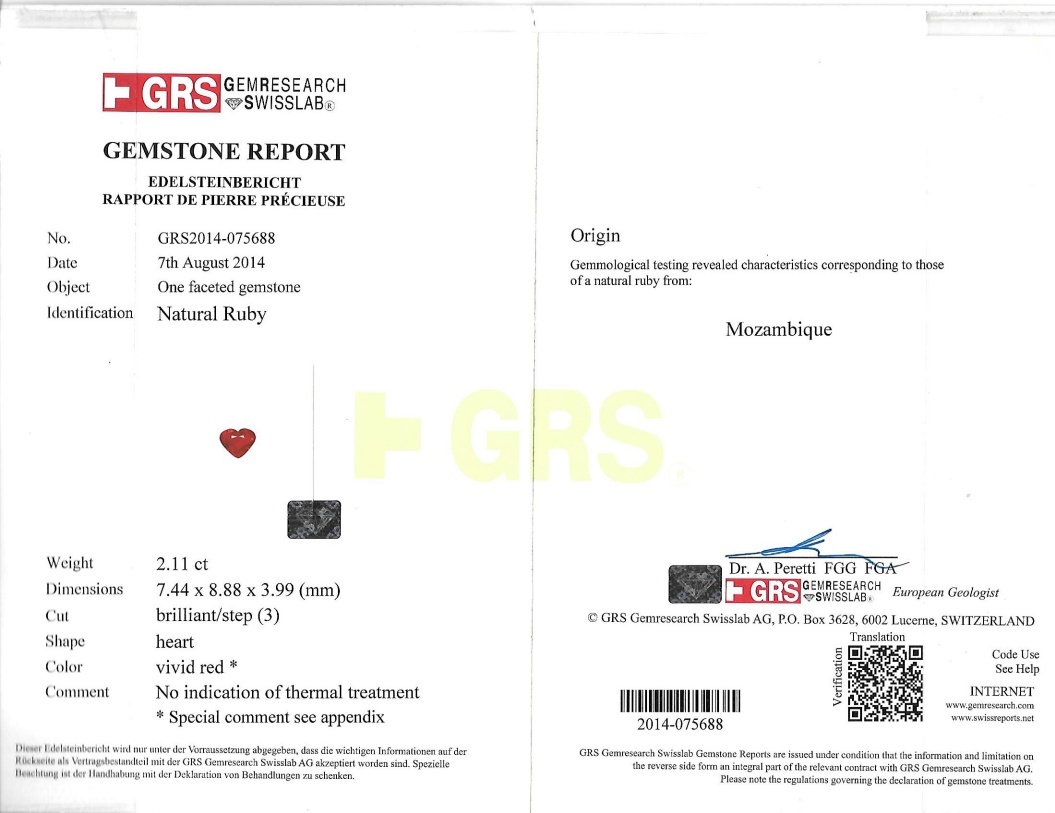 4.20 Ct.Tw. Ruby Pair from Mozambique