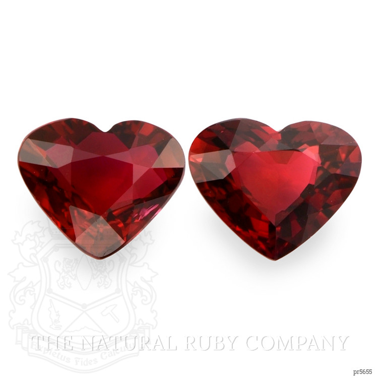 4.20 Ct.Tw. Ruby Pair from Mozambique