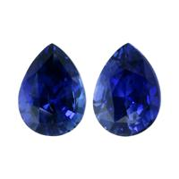 2.86&nbsp;Ct.Tw.Total Carat Weight Blue Sapphire Pair from Ceylon (Sri Lanka) Video